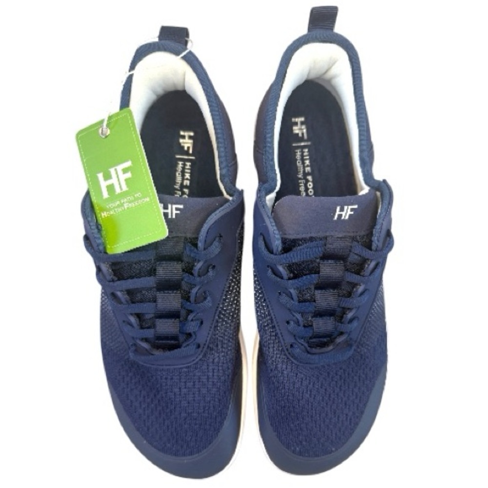 Hike Footwear Barefoot Sneakers, Navy Blue- Unisex Women’s 11/11.5, Men’s 9/9.5